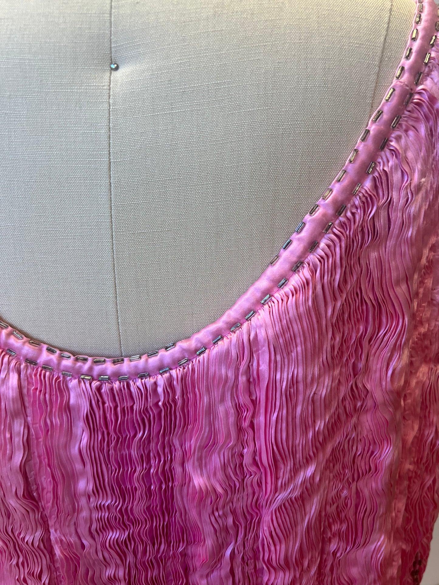 Pleated Pink Dress Set | Charles and Patricia Lester