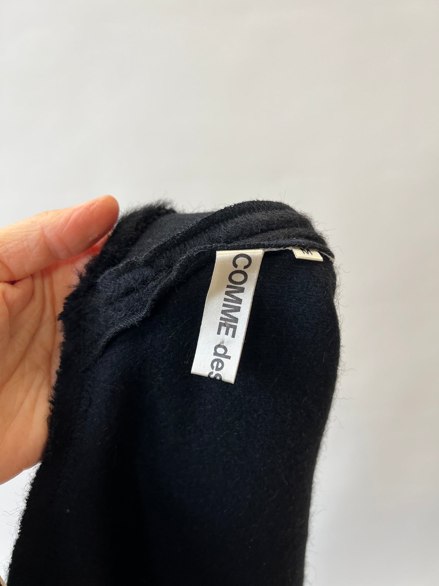 1990s Black Mohair Dress | Comme des Garçons