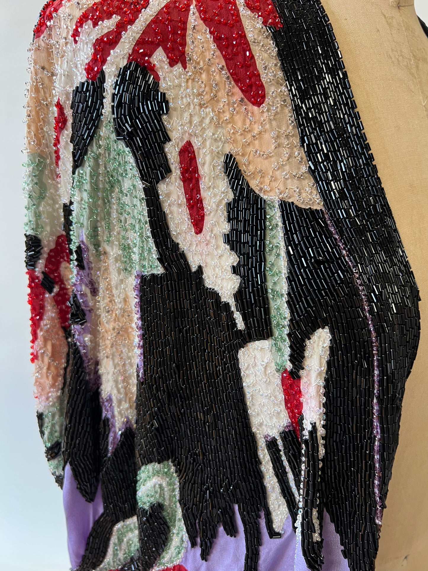 1980s Beaded Silk Caftan | Michaele Vollbracht