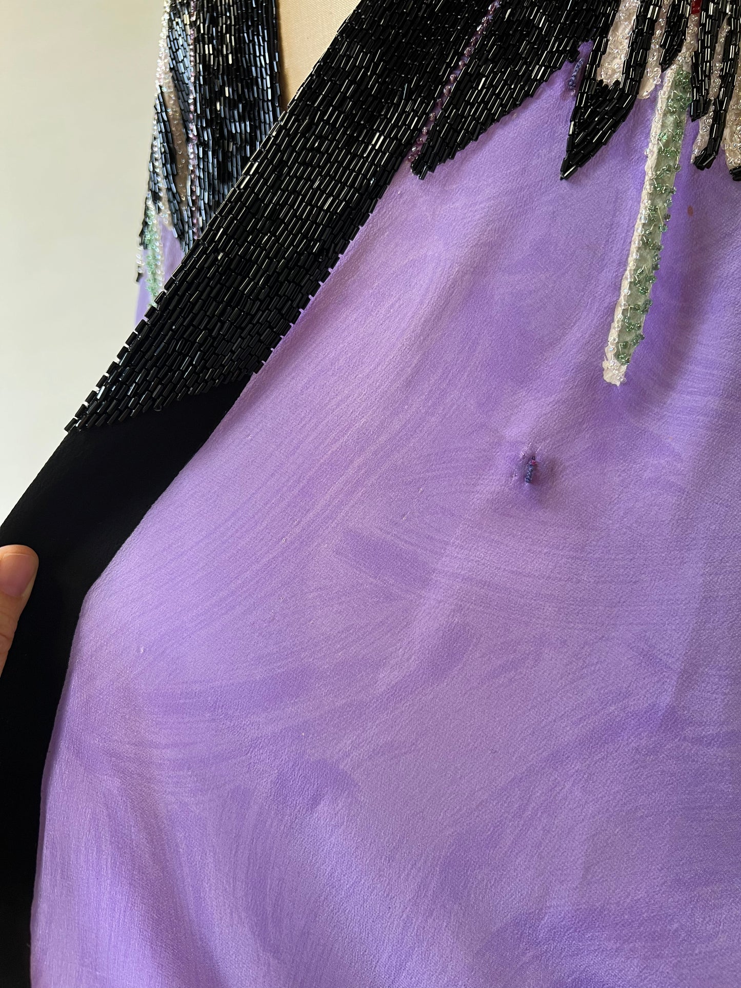 1980s Beaded Silk Caftan | Michaele Vollbracht