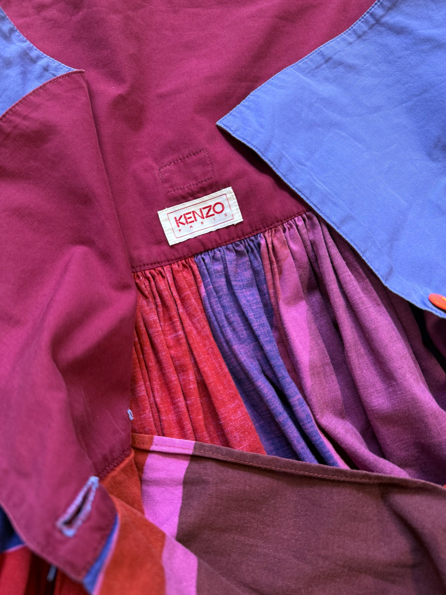 1980s Abstract Print Skirt | Kenzo