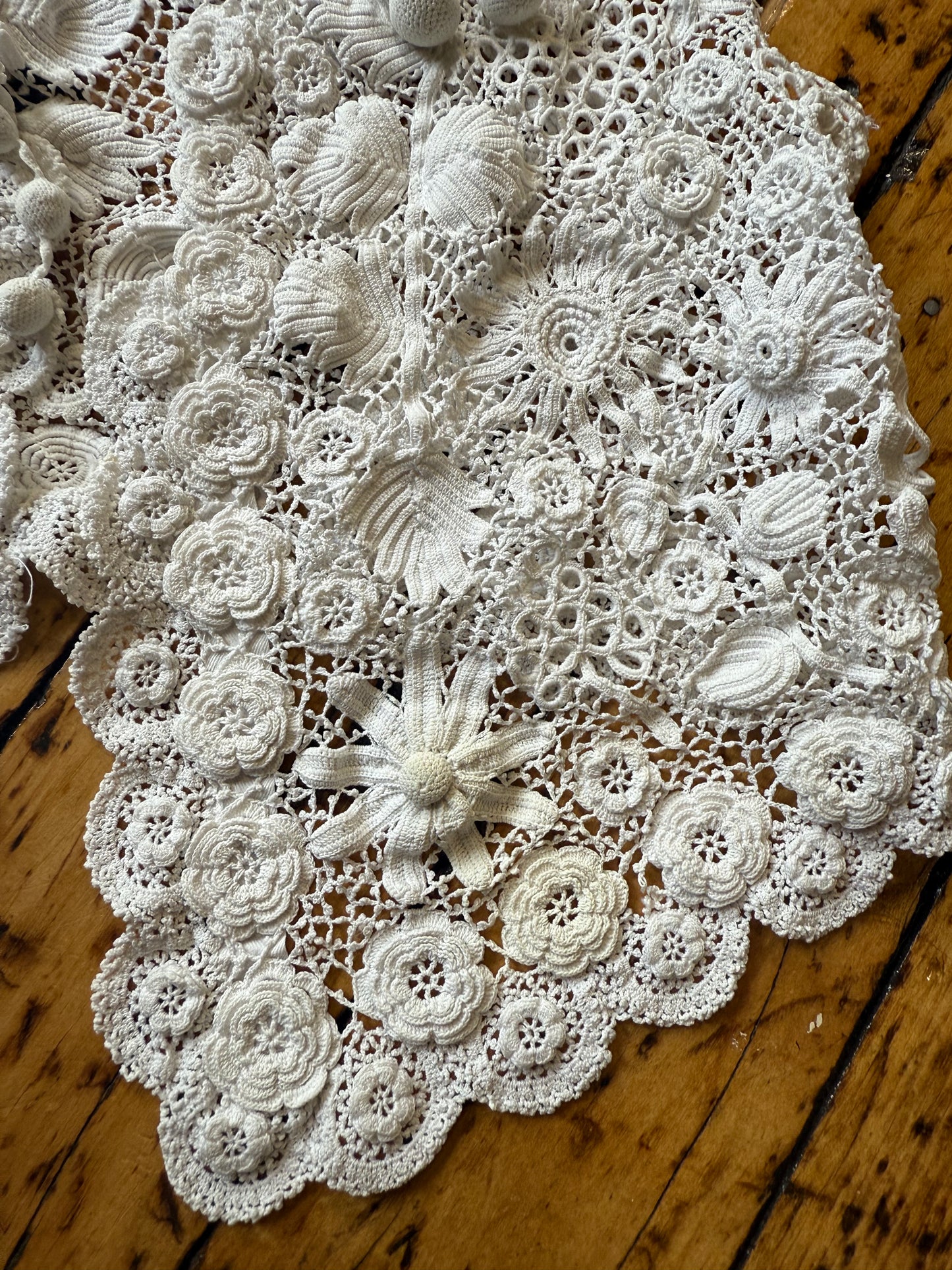 Antique Irish Crochet Vest