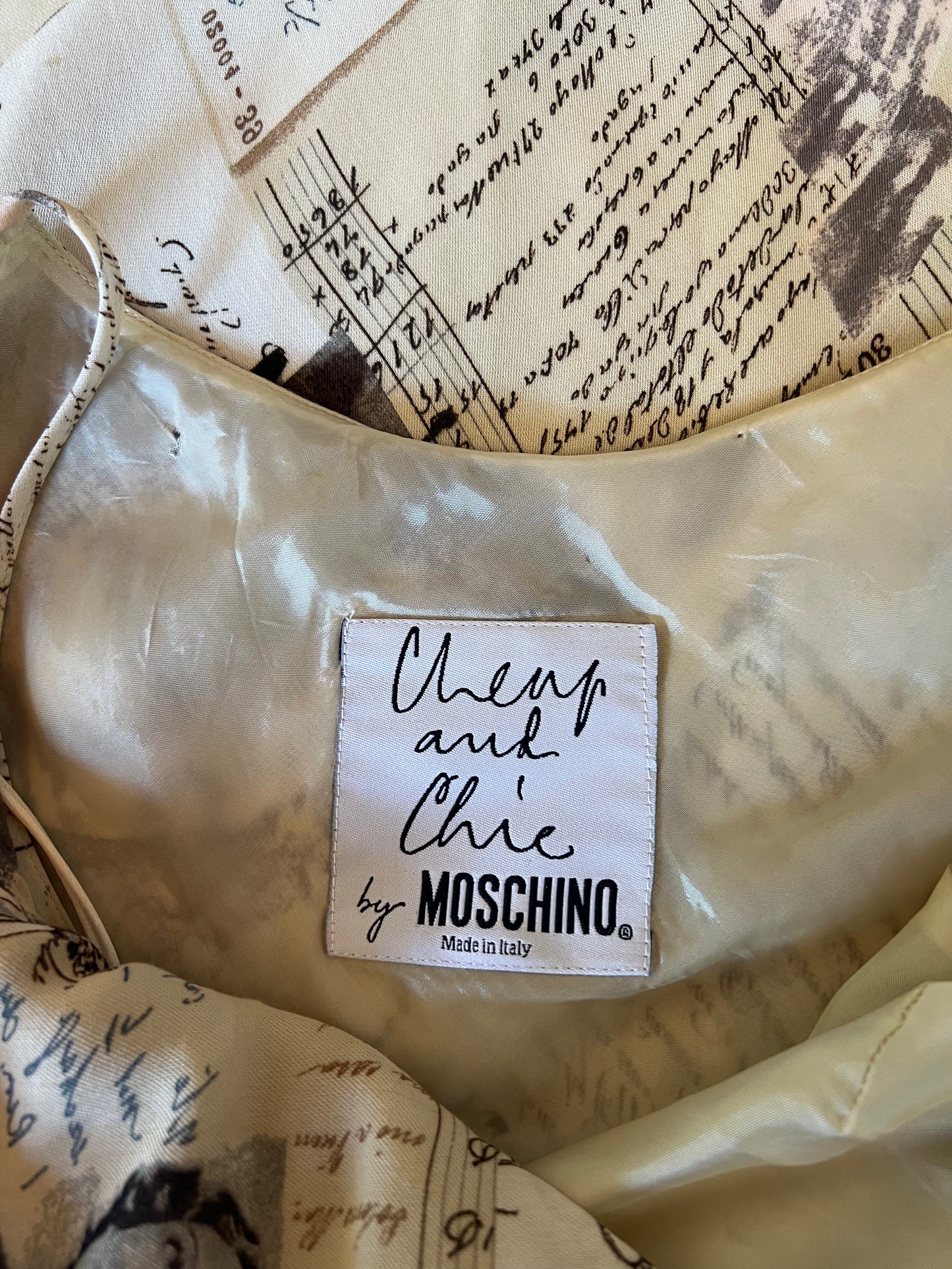 Printed Slip Dress |Moschino