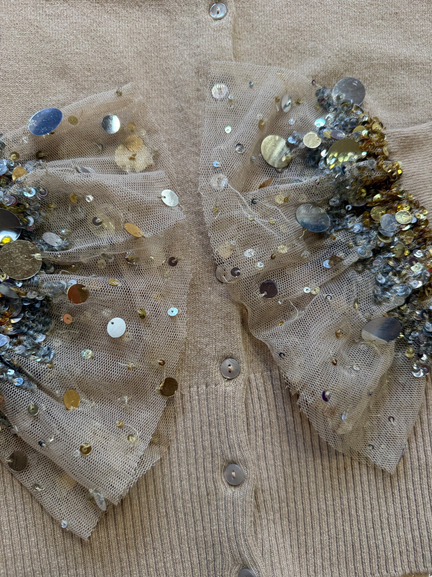 Sequin Cuff Cardigan | Blugirl Blumarine