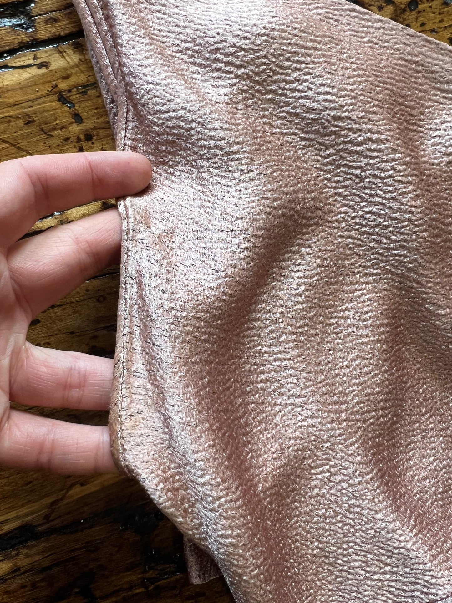 1930s Hammered Satin Gown