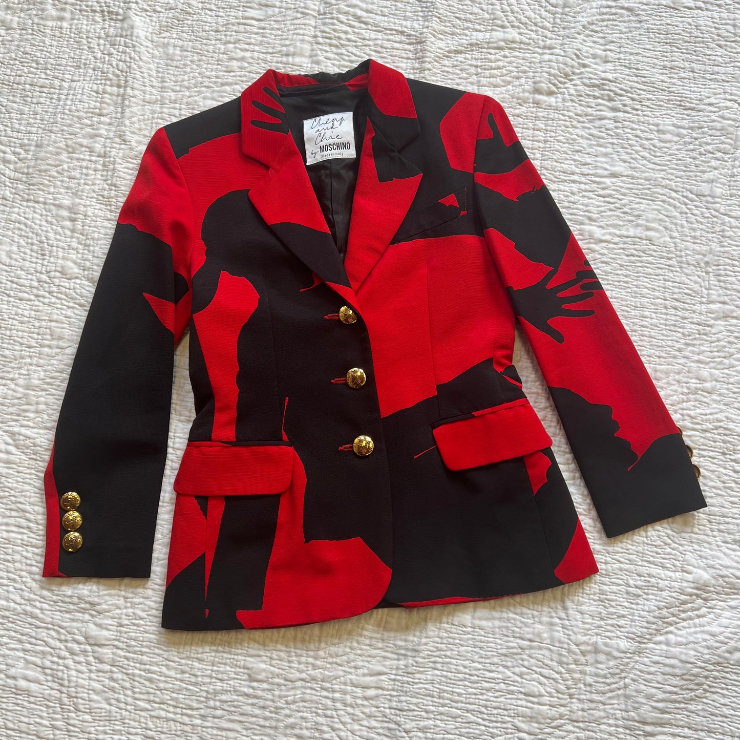 1990s Olive Oyl Blazer | Moschino Cheap & Chic