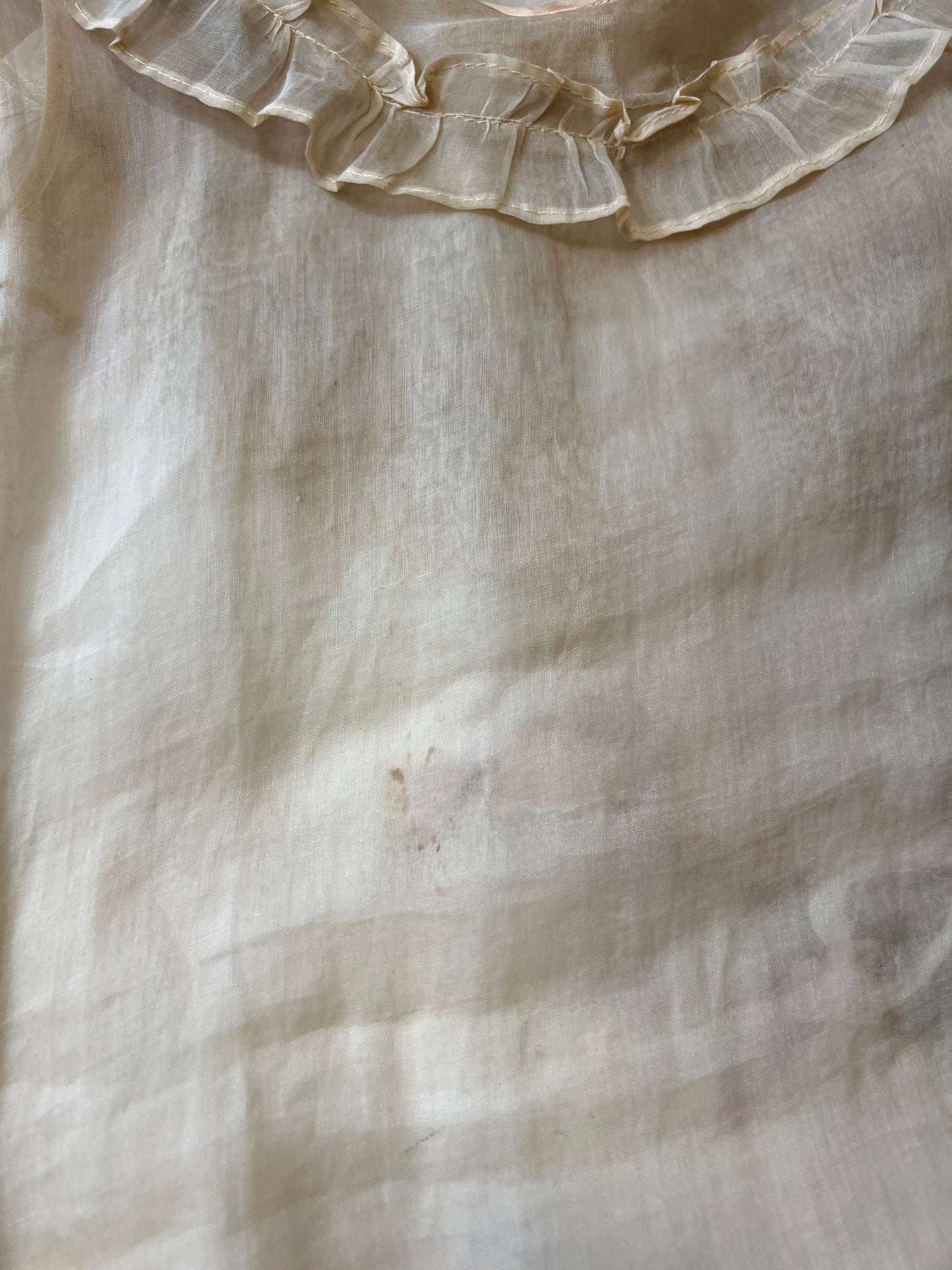 1920s Ghost Floral Dress