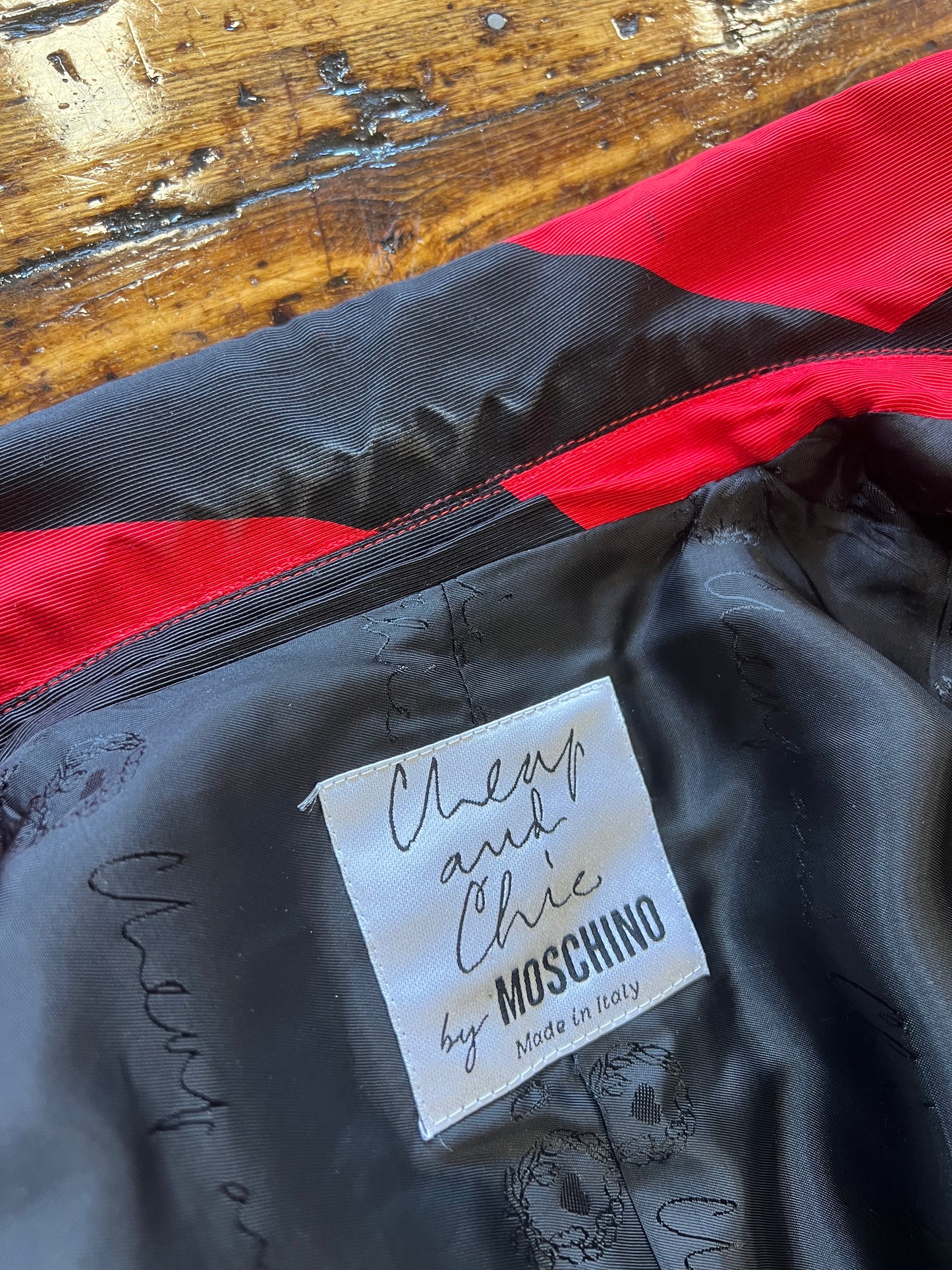 1990s Olive Oyl Blazer | Moschino Cheap & Chic