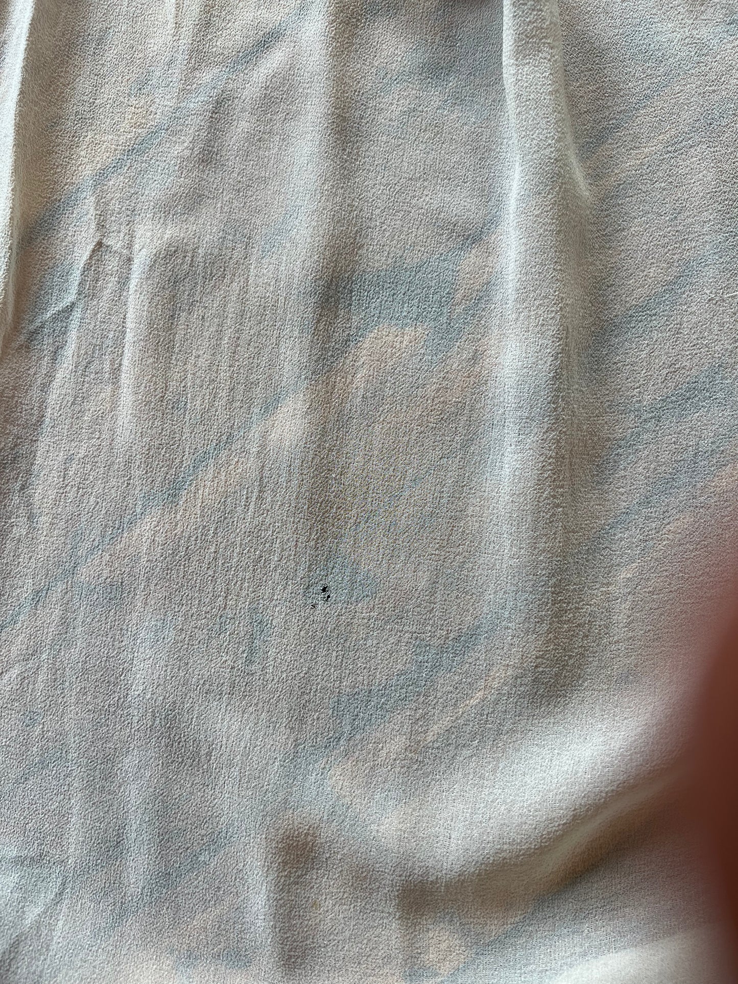 1930s Smocked Chiffon Nightgown
