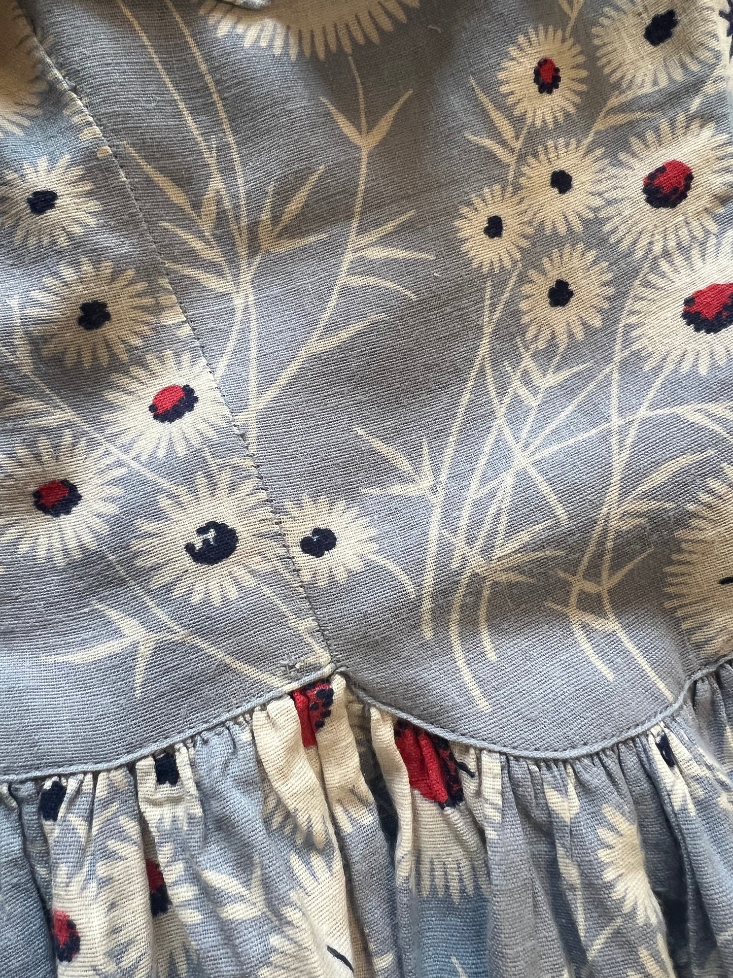 1940s Dandelion Print Sundress