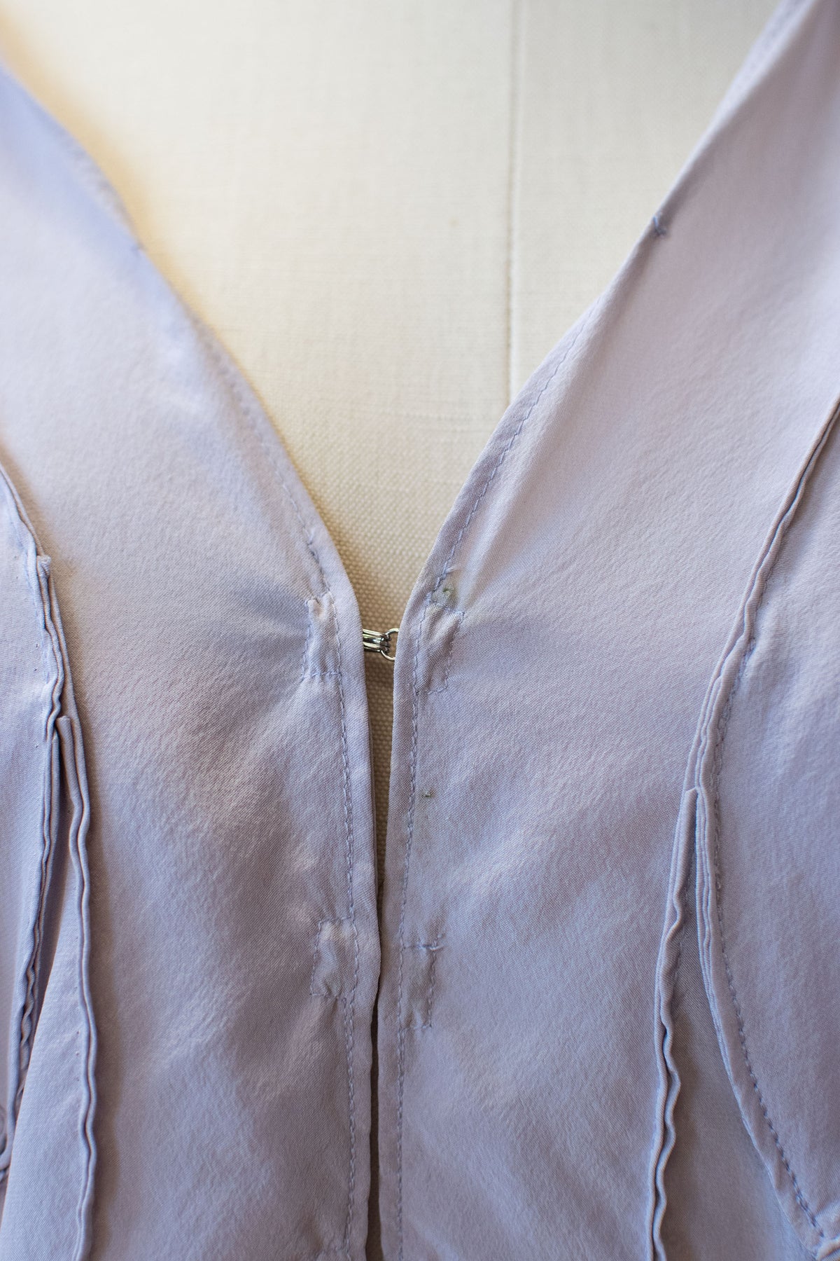 Mauve Silk Blouse Yves Saint Laurent SS 2003 | A Virtual Affair