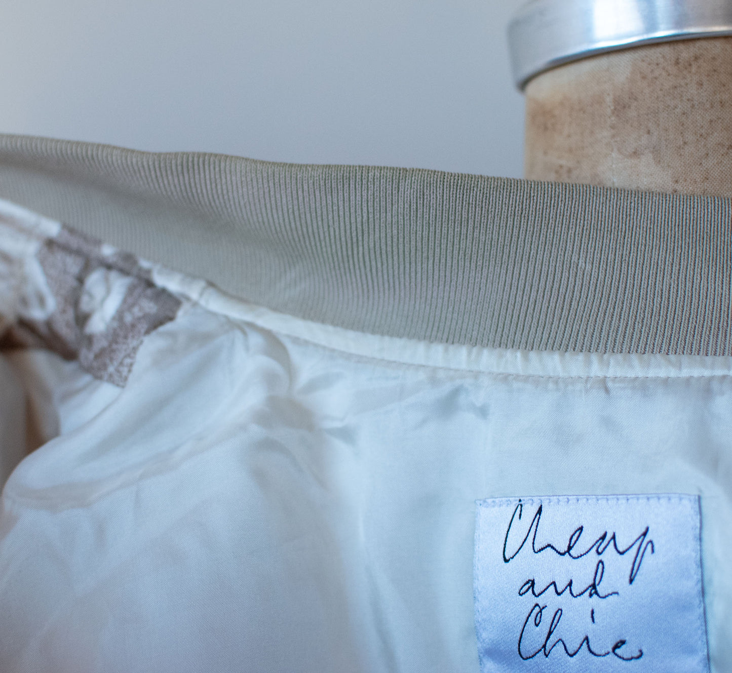 Cherub Print Quilted Jacket | Moschino Cheap & Chic