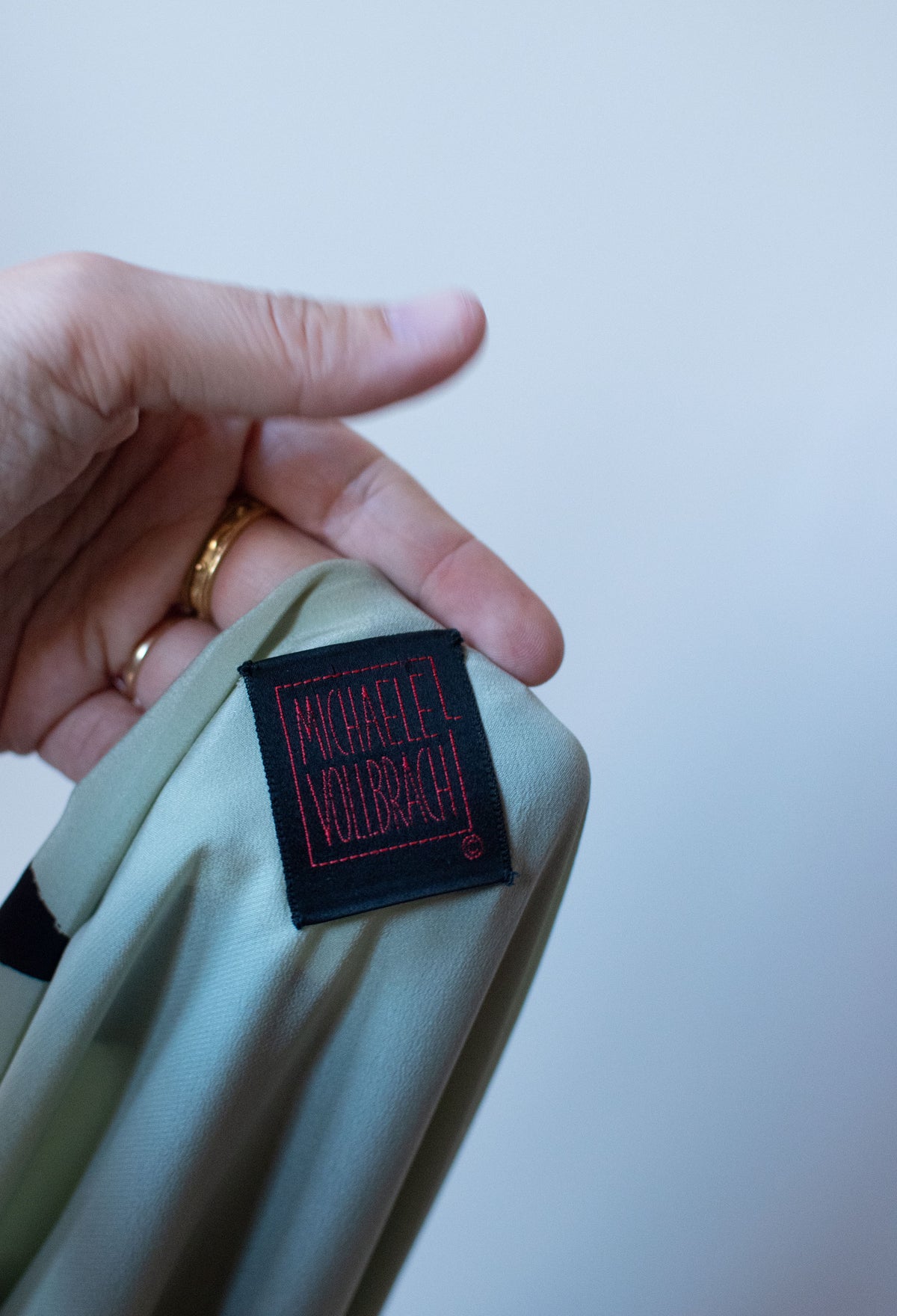 1980s Printed Silk Dress | Michael Vollbracht