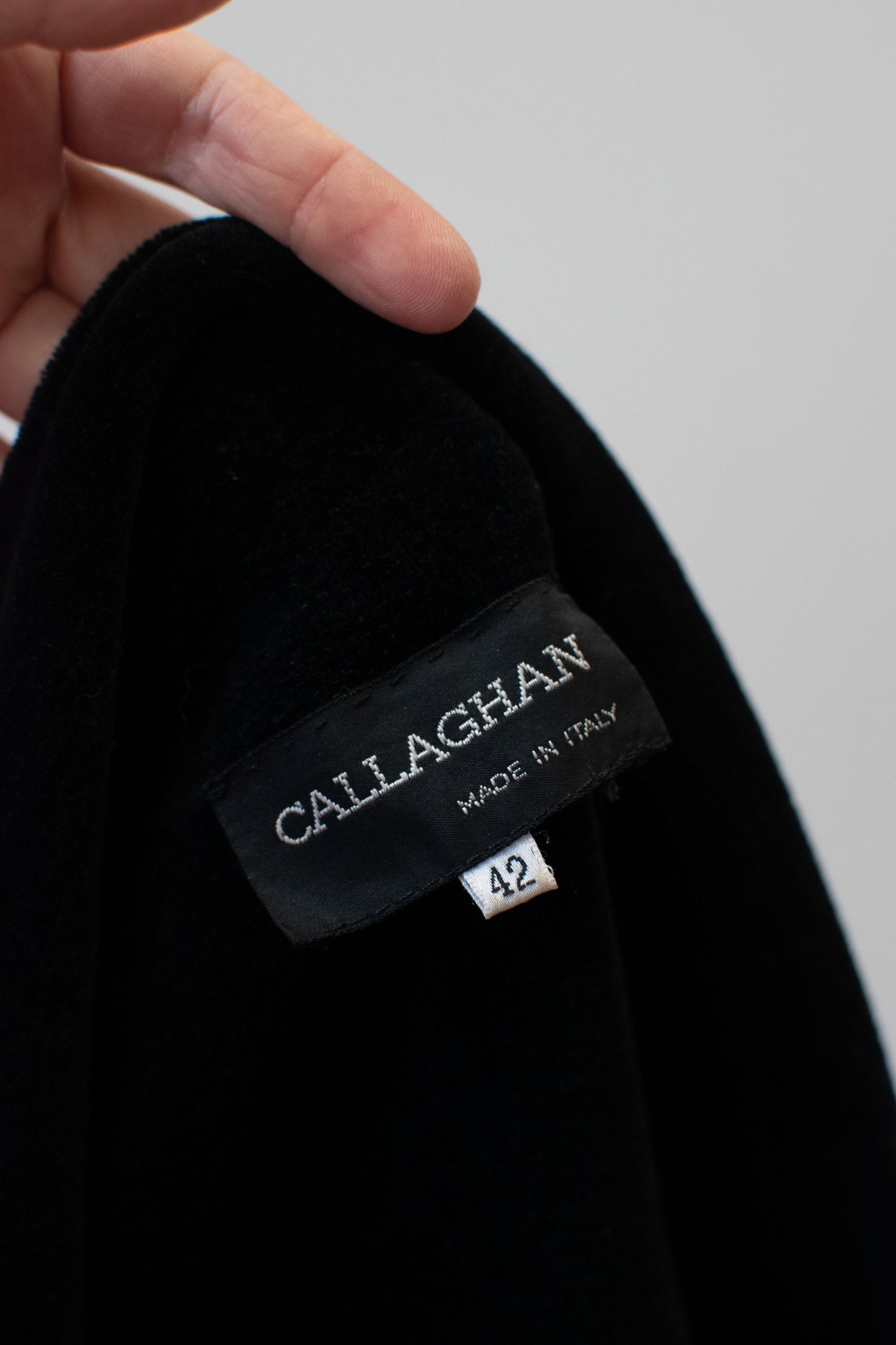 1990s Velvet Crop Top | Romeo Gigli for Callaghan