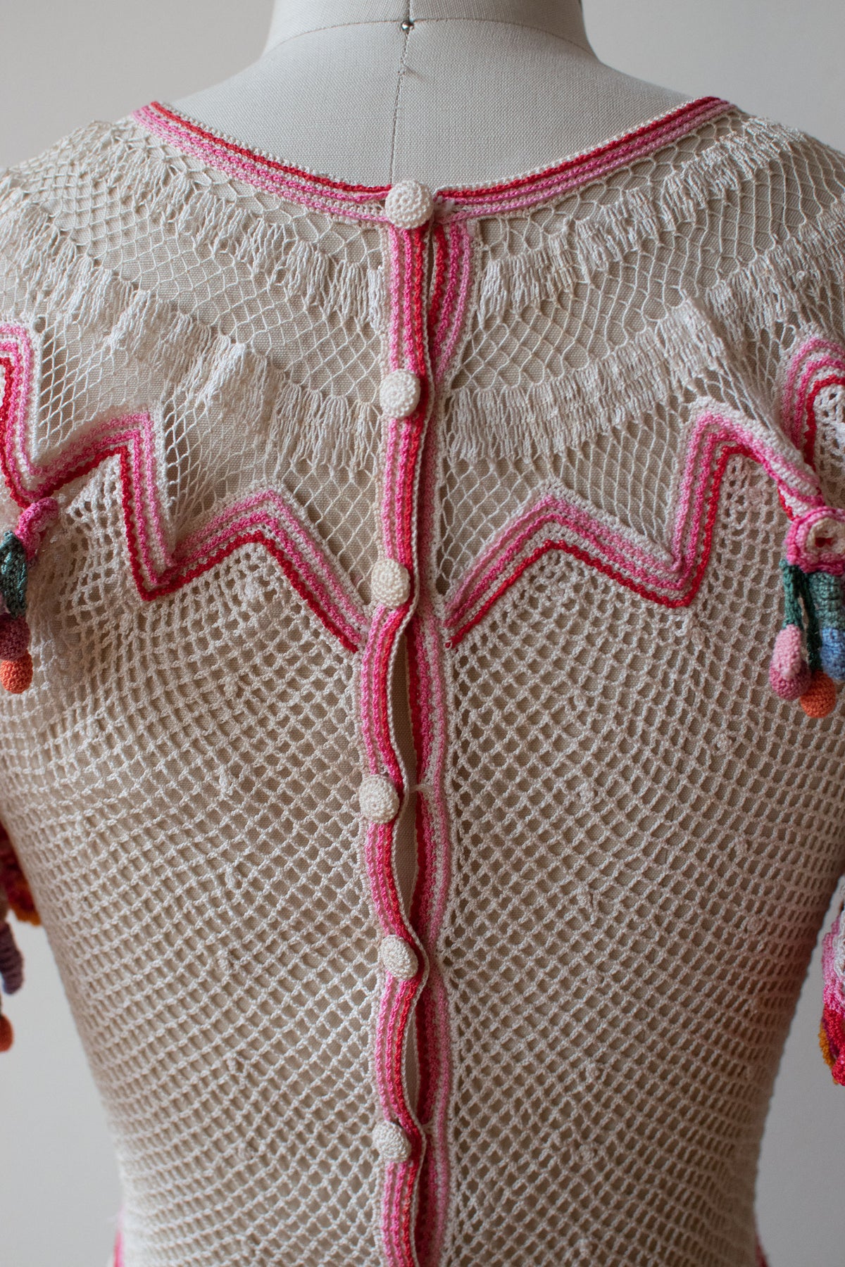 1980s Crochet Dress