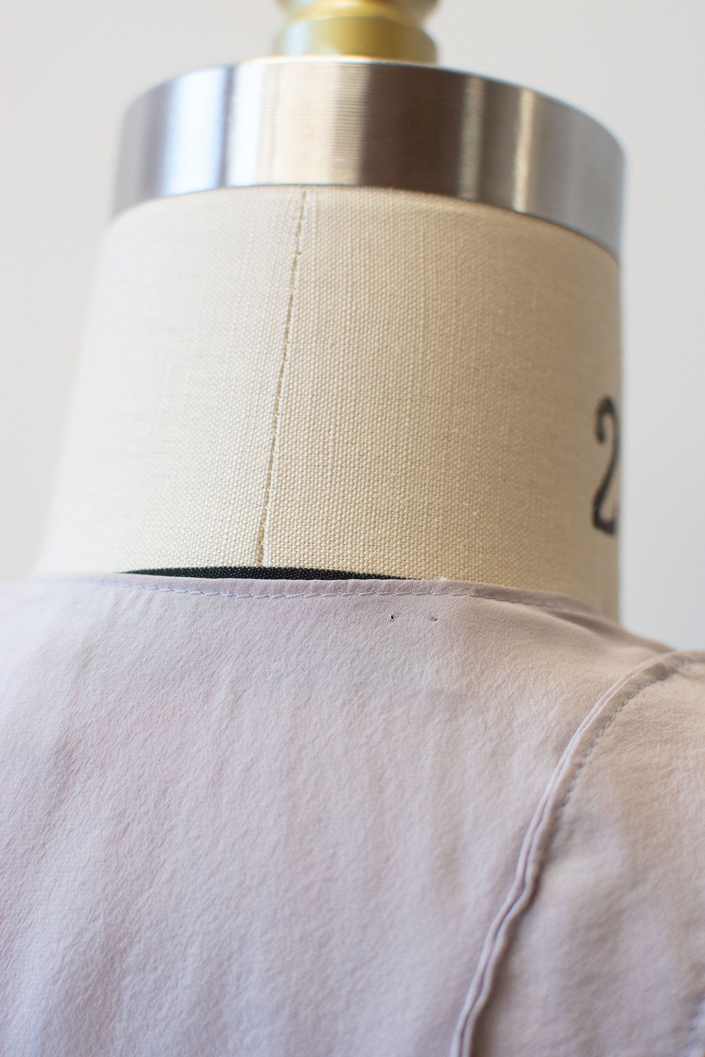 Mauve Silk Blouse Yves Saint Laurent SS 2003 | A Virtual Affair