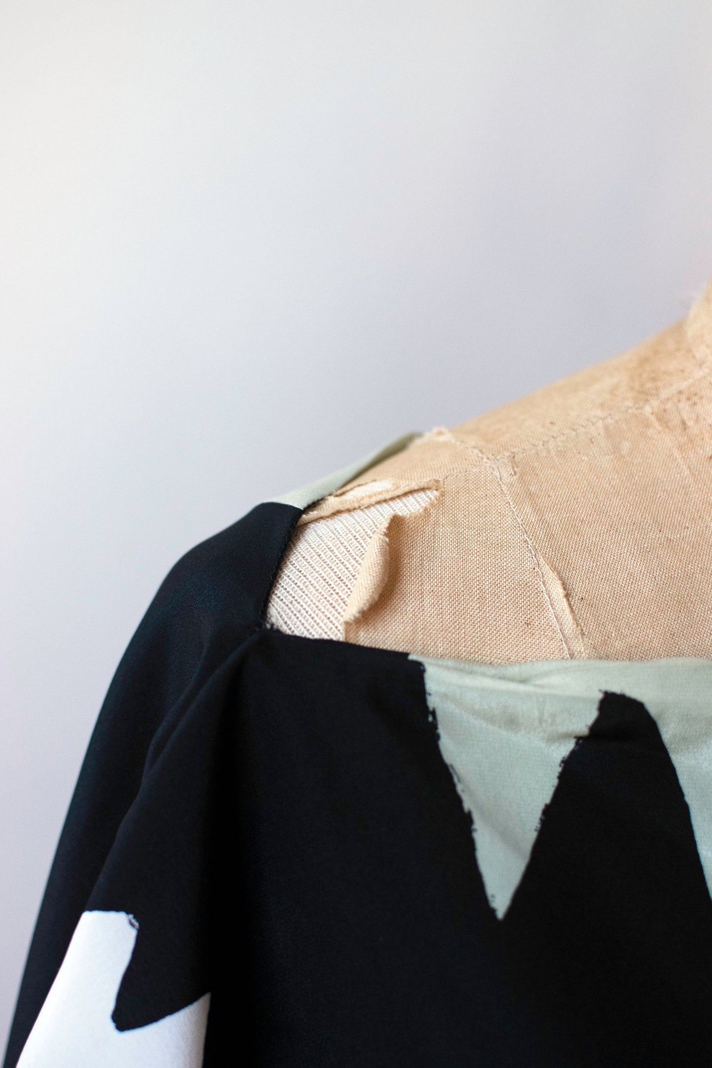 1980s Printed Silk Dress | Michael Vollbracht