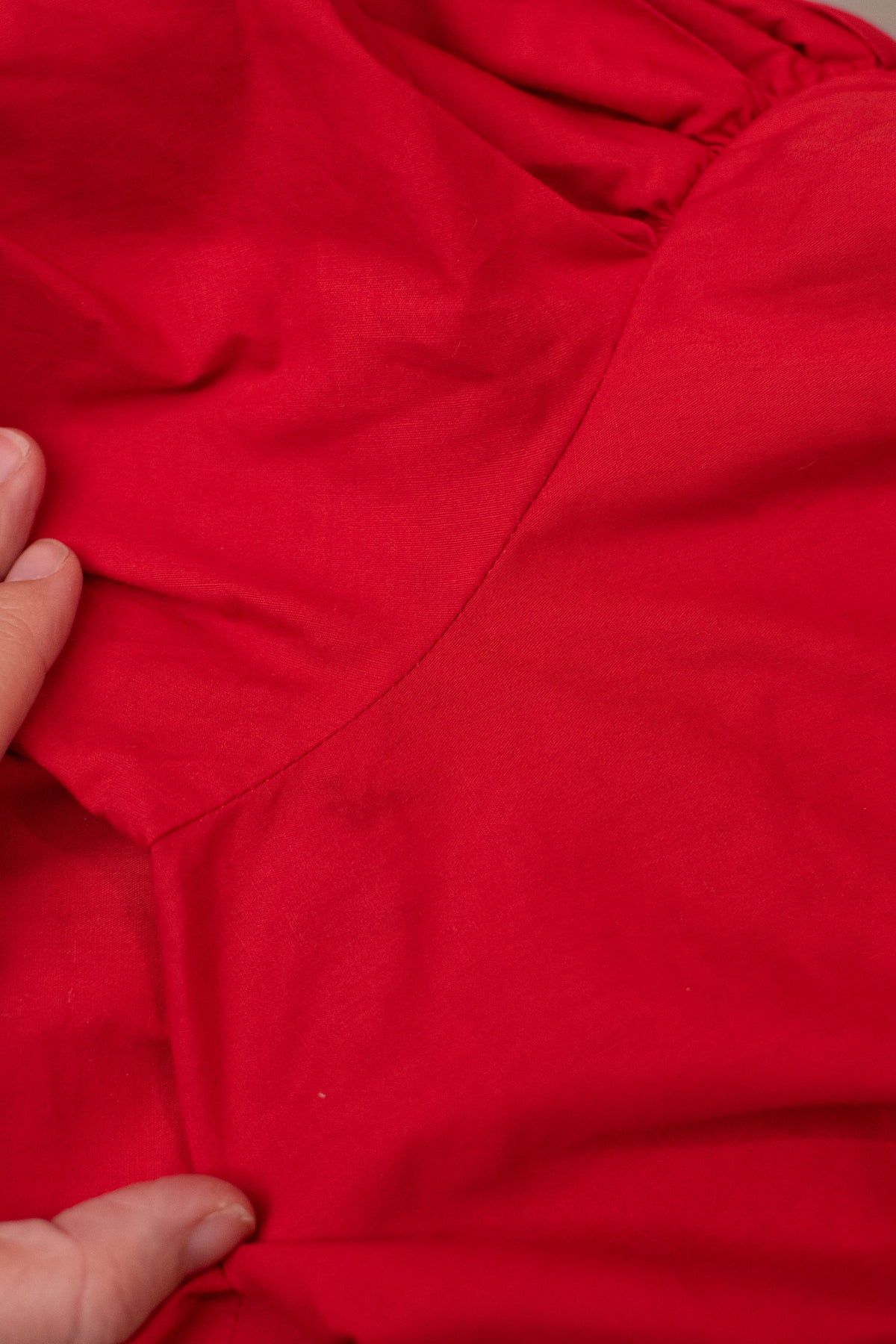 1980s Puff Sleeve Dress | Yves Saint Laurent