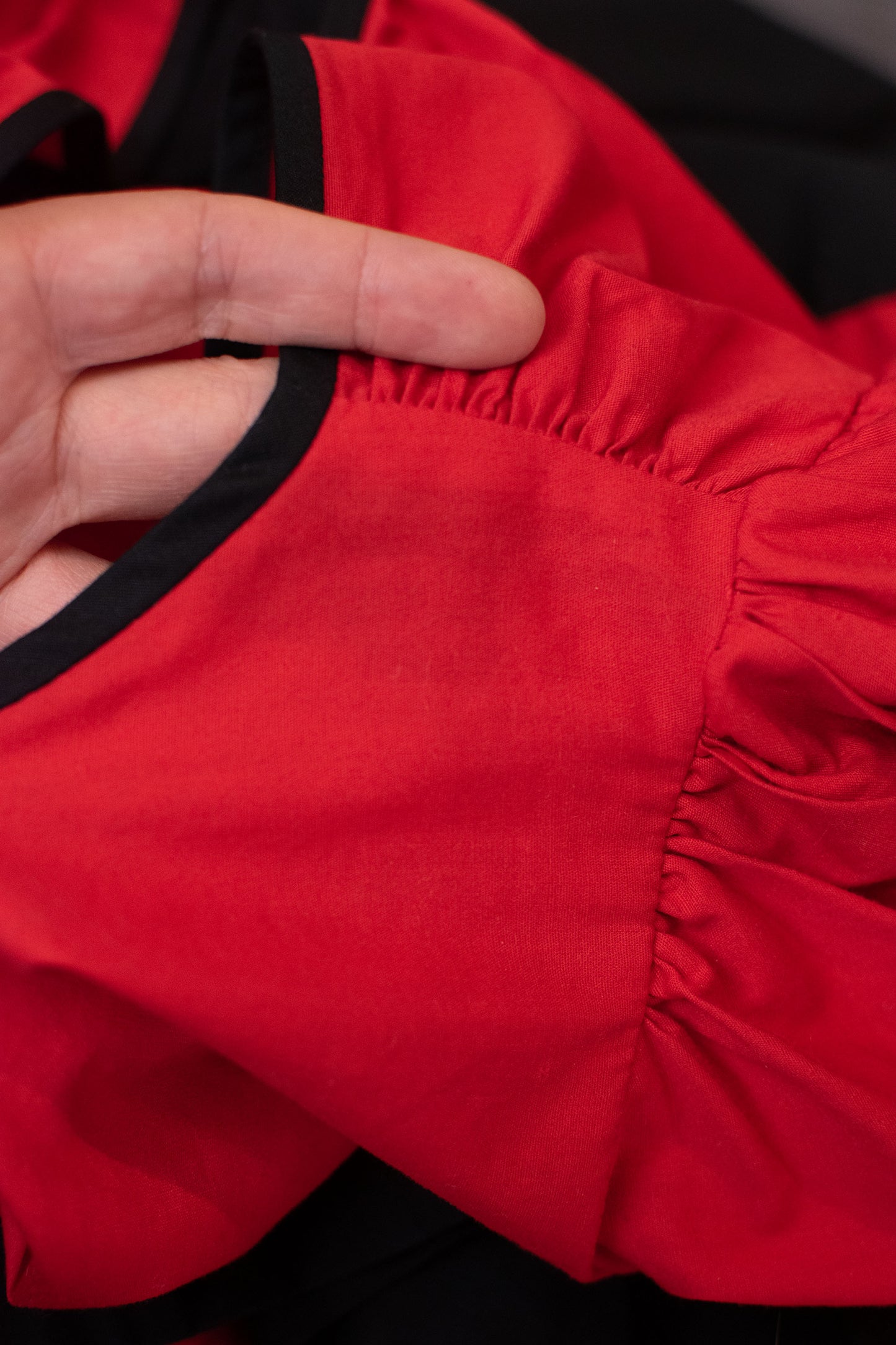 1980s Puff Sleeve Dress | Yves Saint Laurent