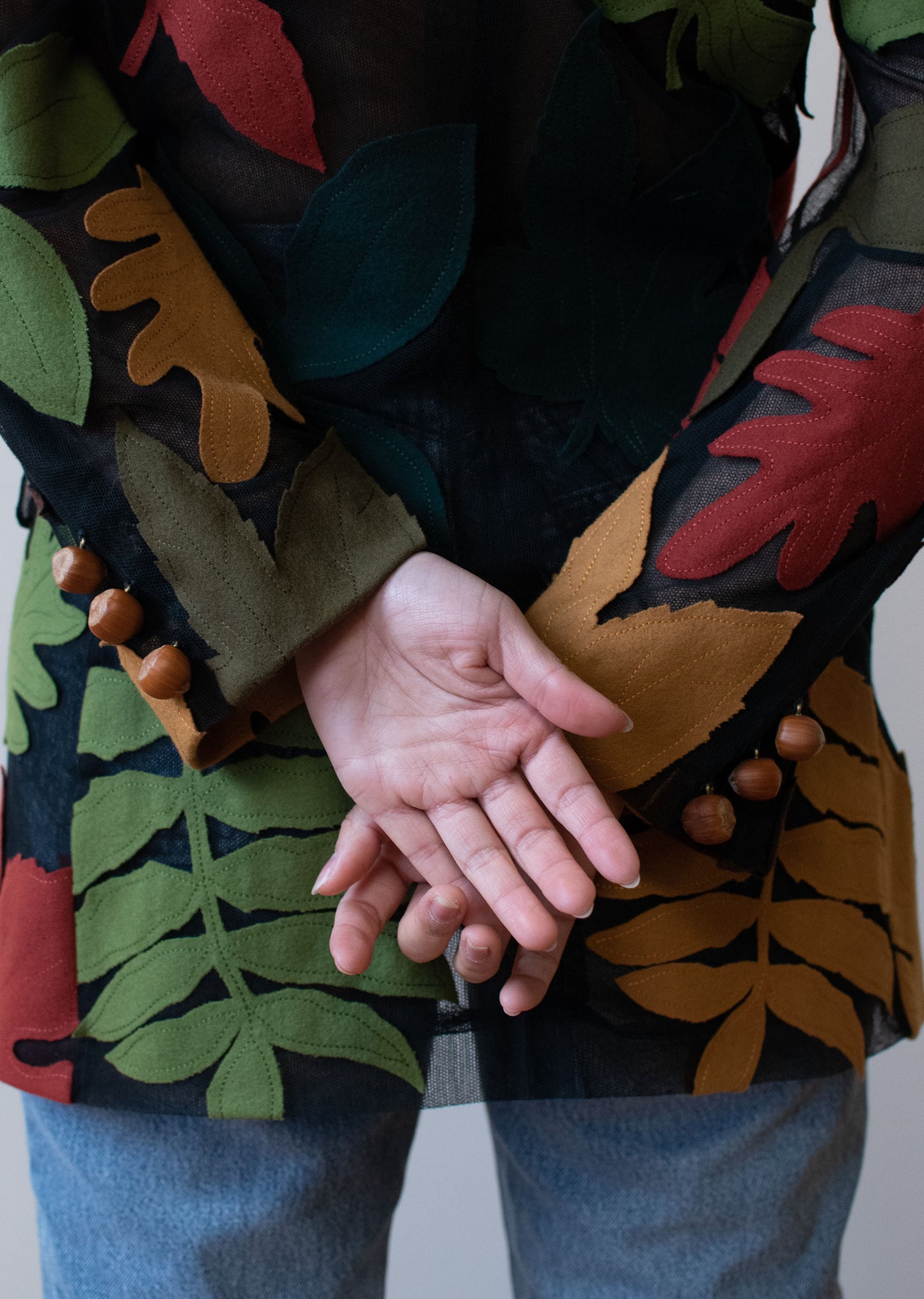 1990s Leaf Blazer | Moschino Cheap & Chic