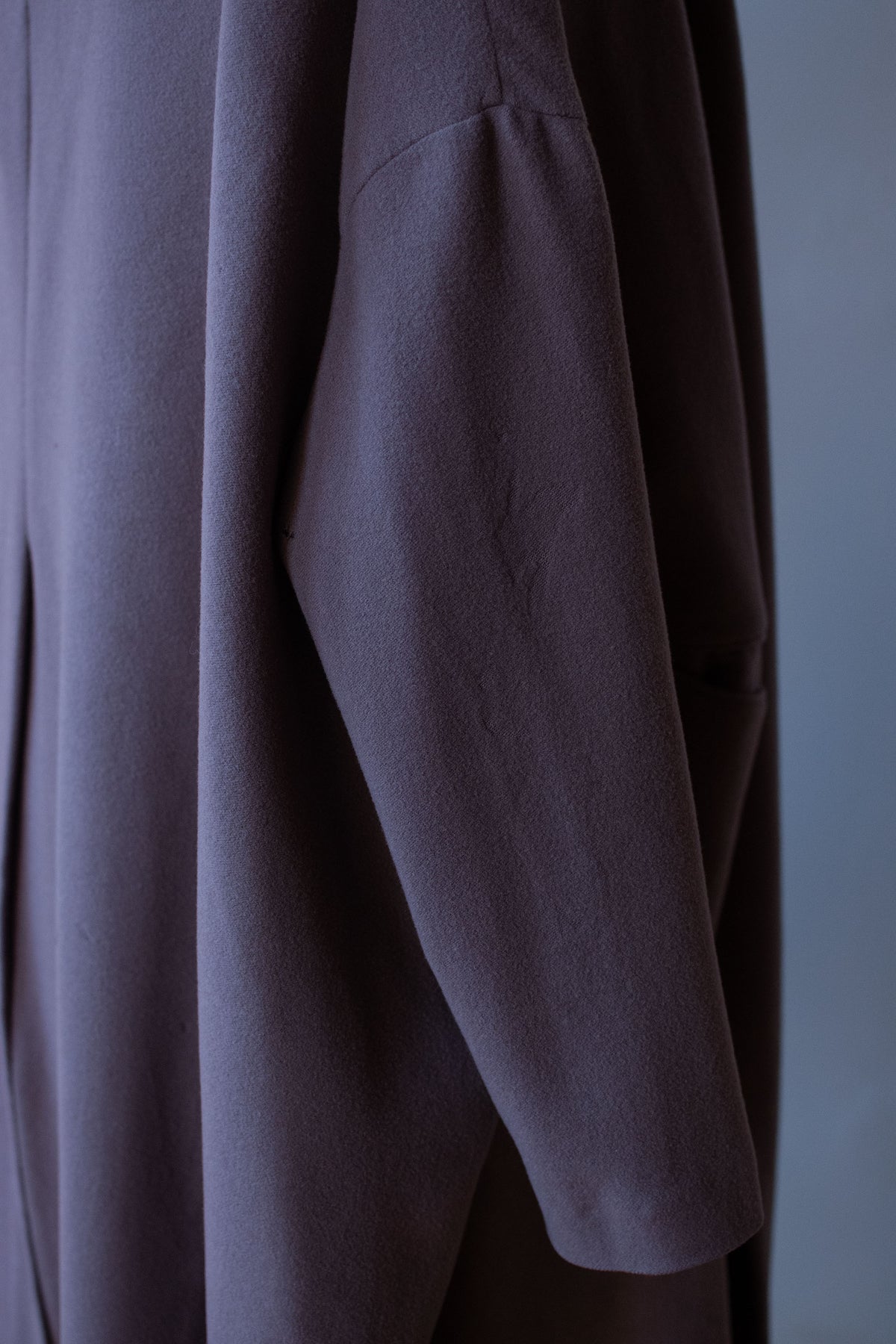 1980s Mauve Wool Coat | Romeo Gigli