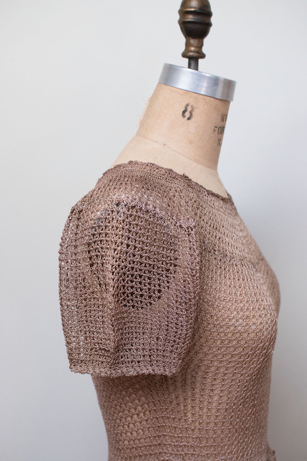 1930s Crochet Dress