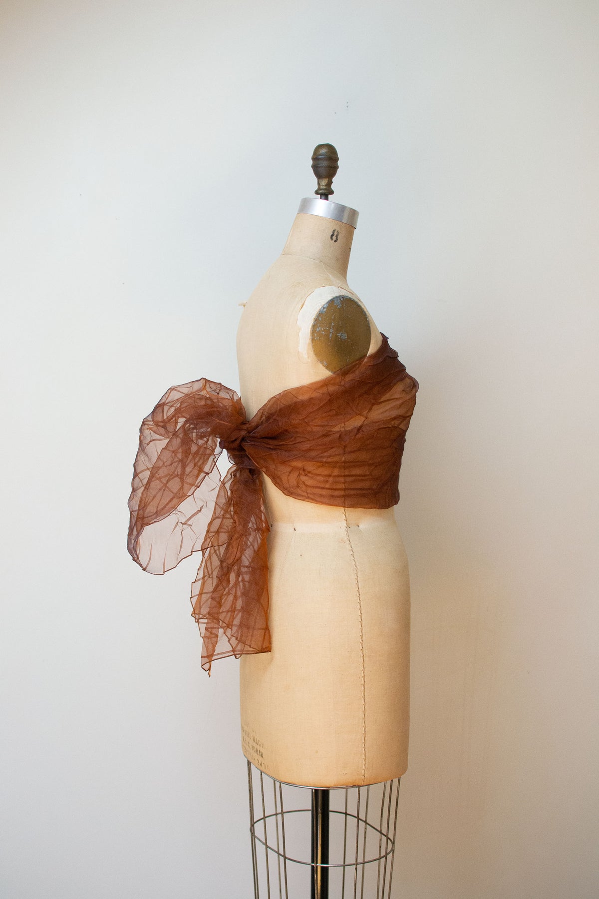 1990s Textural Iridescent Scarf