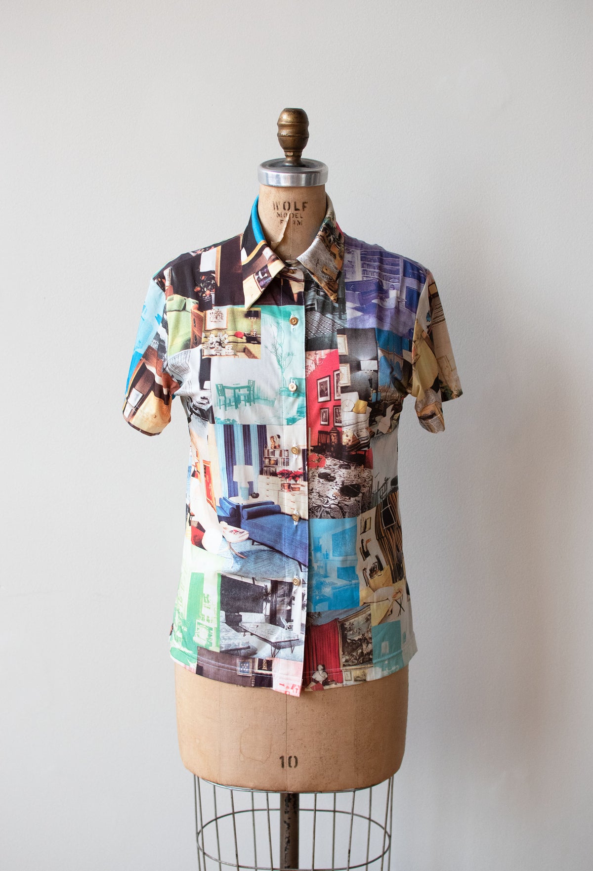 1990s Photo Print Shirt | Todd Oldham