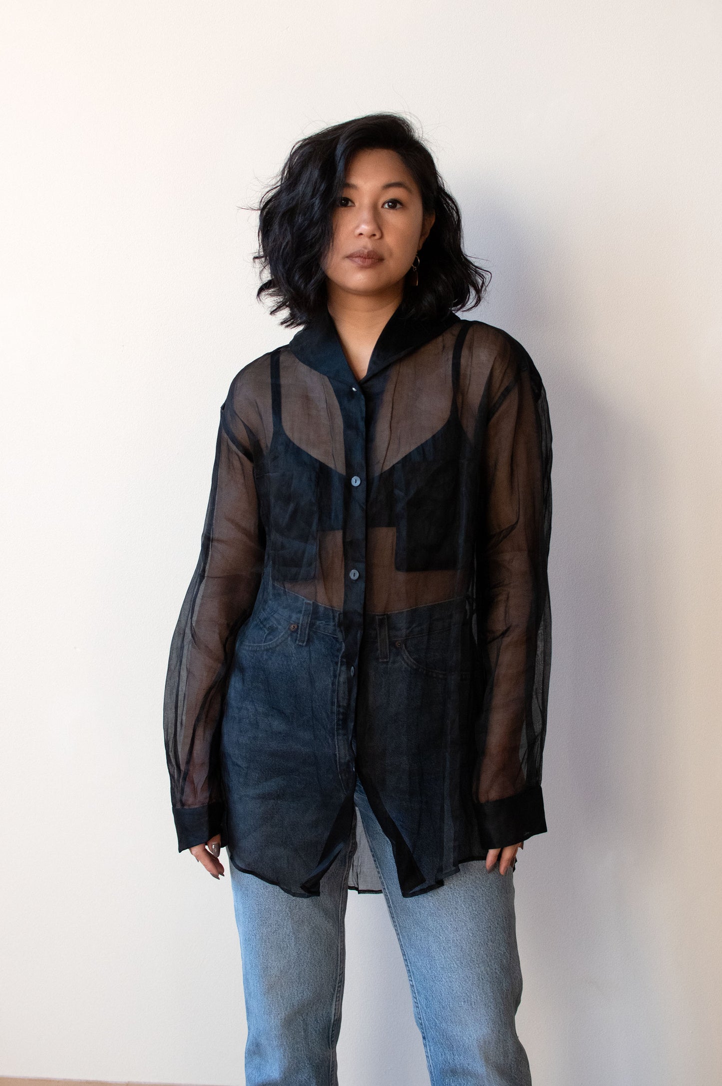 1990s Organdy Shirt | Romeo Gigli