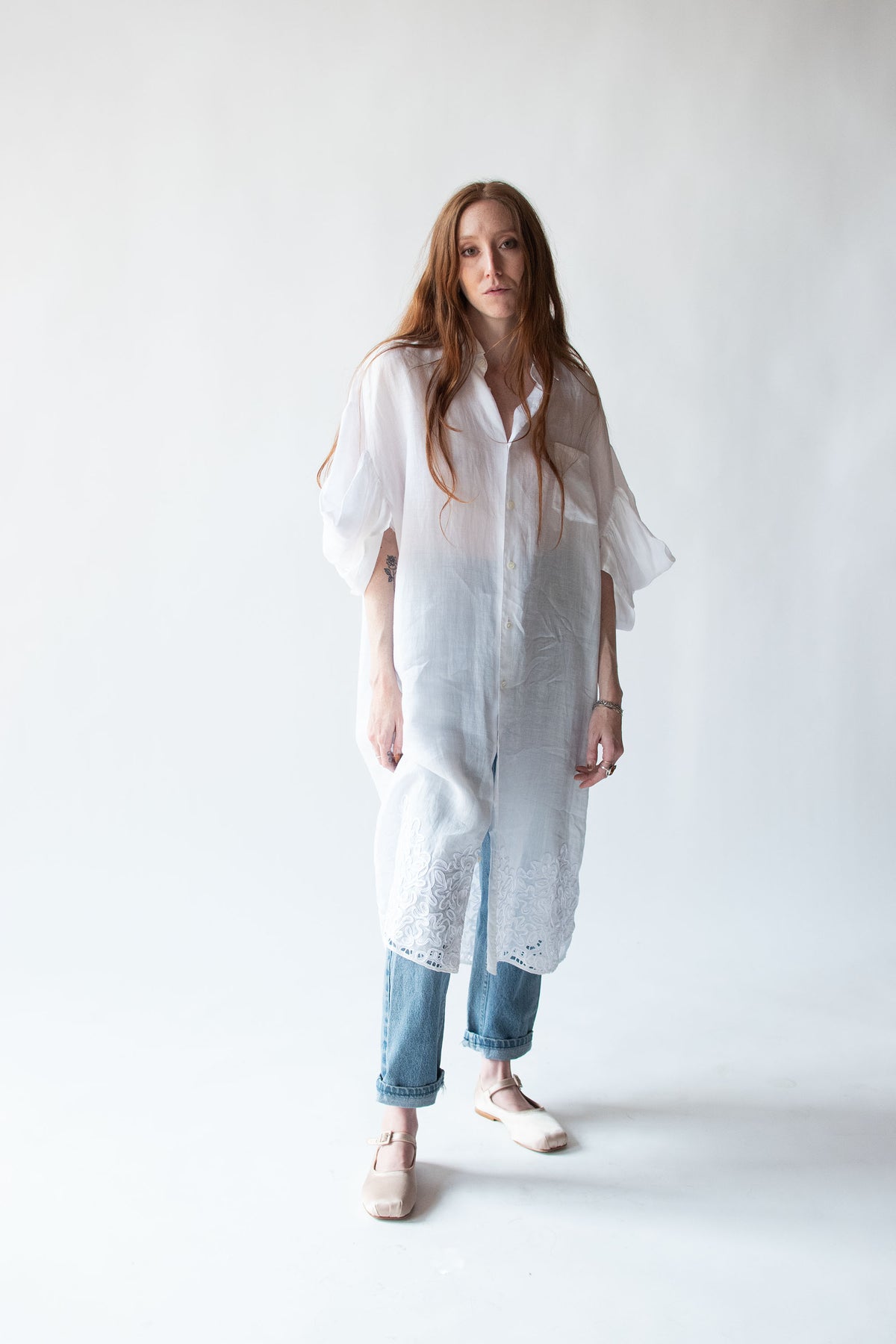 White Shirt Dress | Junya Watanabe Comme des Garçons
