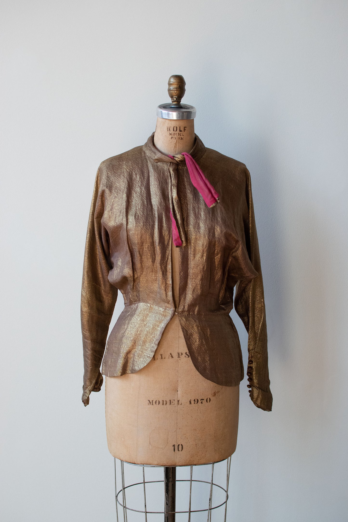 1930s Gold Lamé Jacket