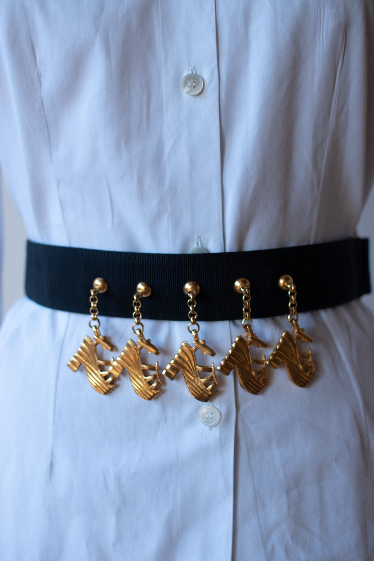 1990s Shoe Charm Belt | Salvatore Ferragamo