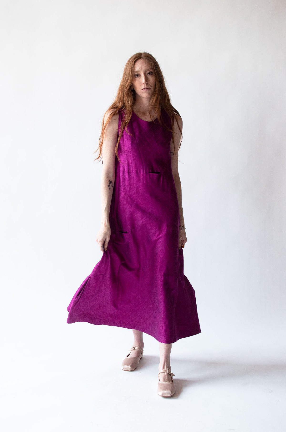 Orchid Silk Dress | Mizono