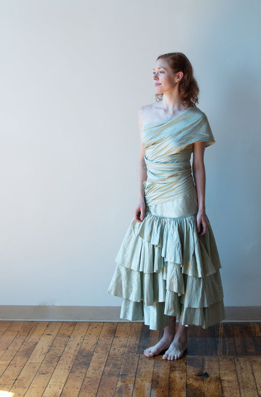 1980s Silk Dress | Romeo Gigli for Callaghan