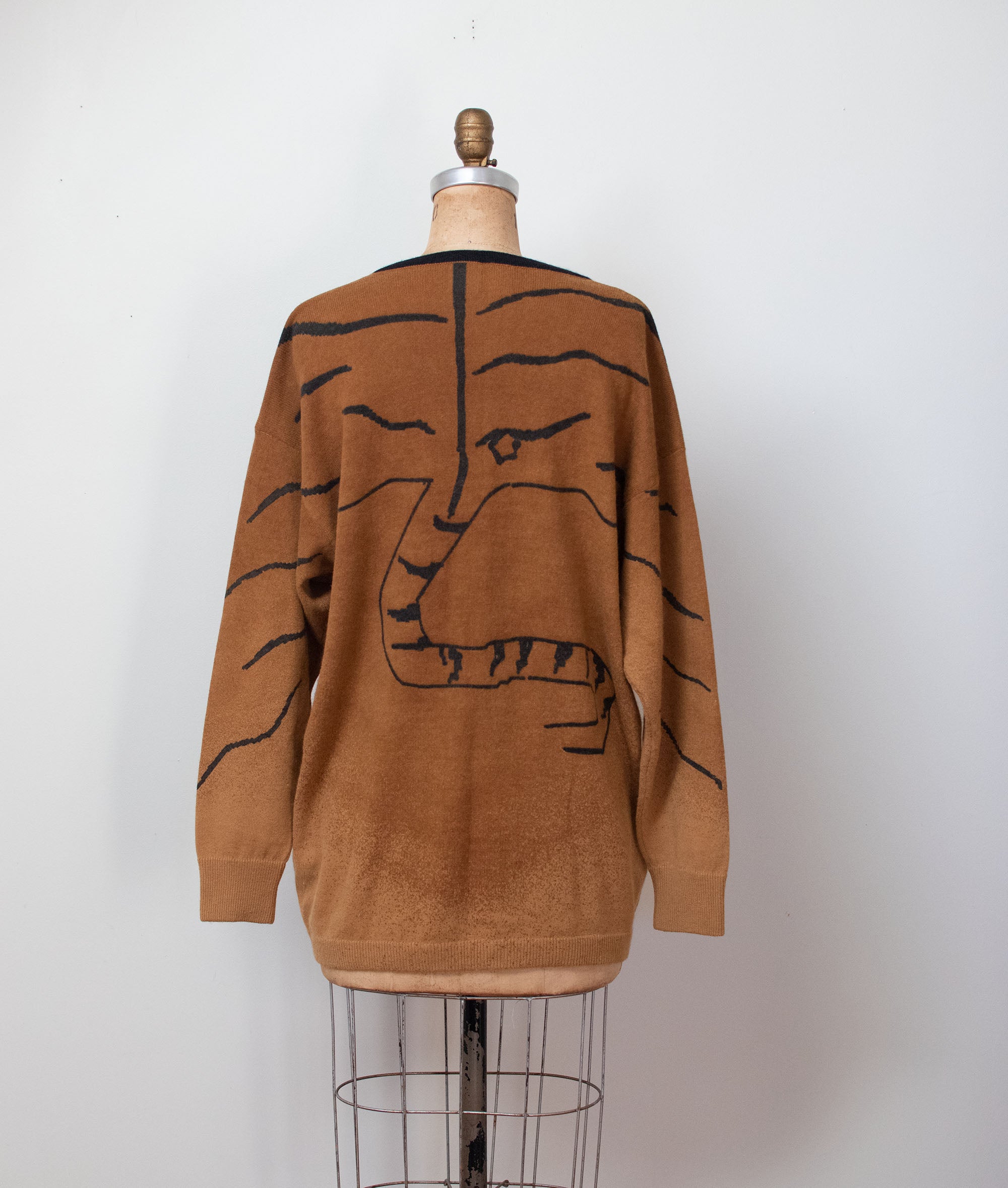 1980s Krizia Tiger Sweater at 1stDibs