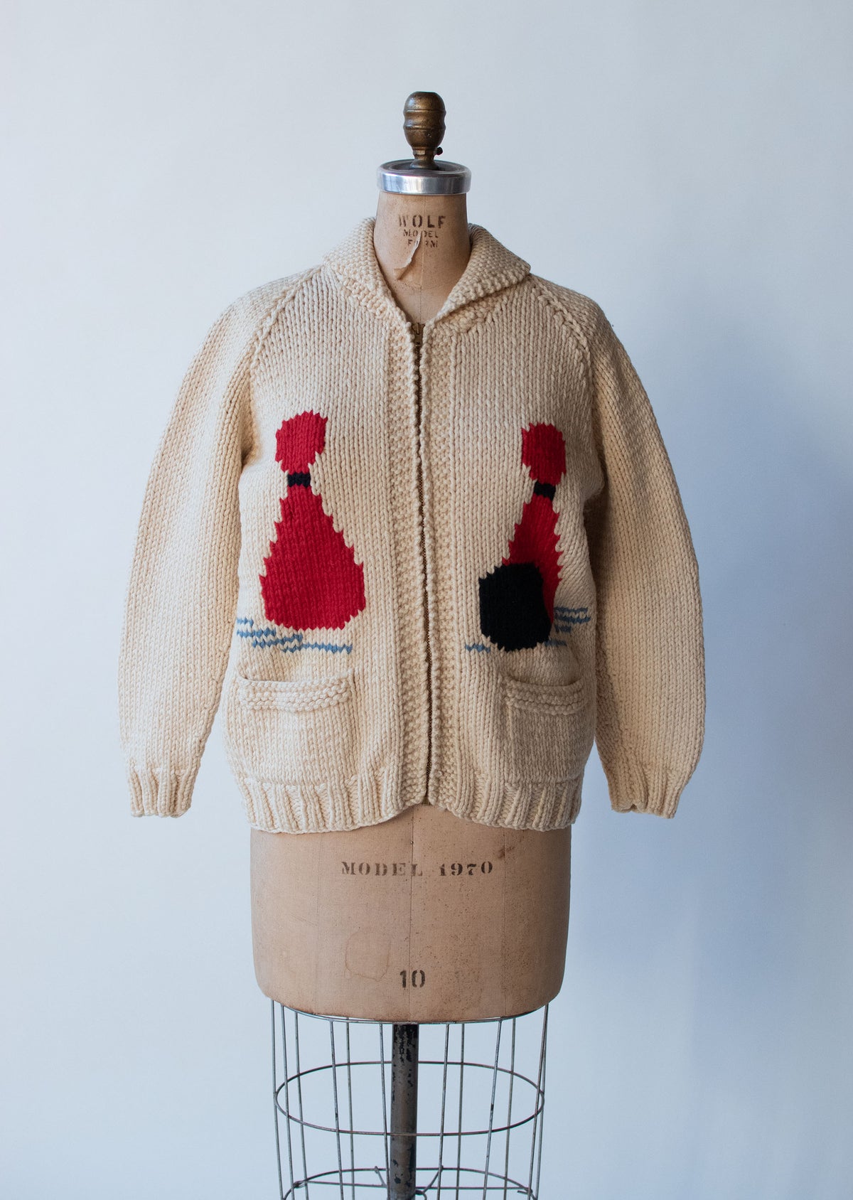 1950s Bowling Sweater