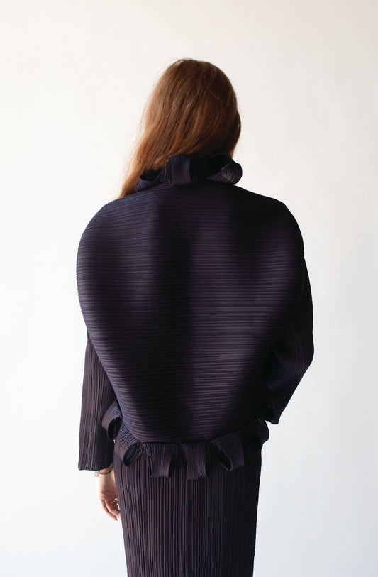 Plum Plisse Jacket | Issey Miyake