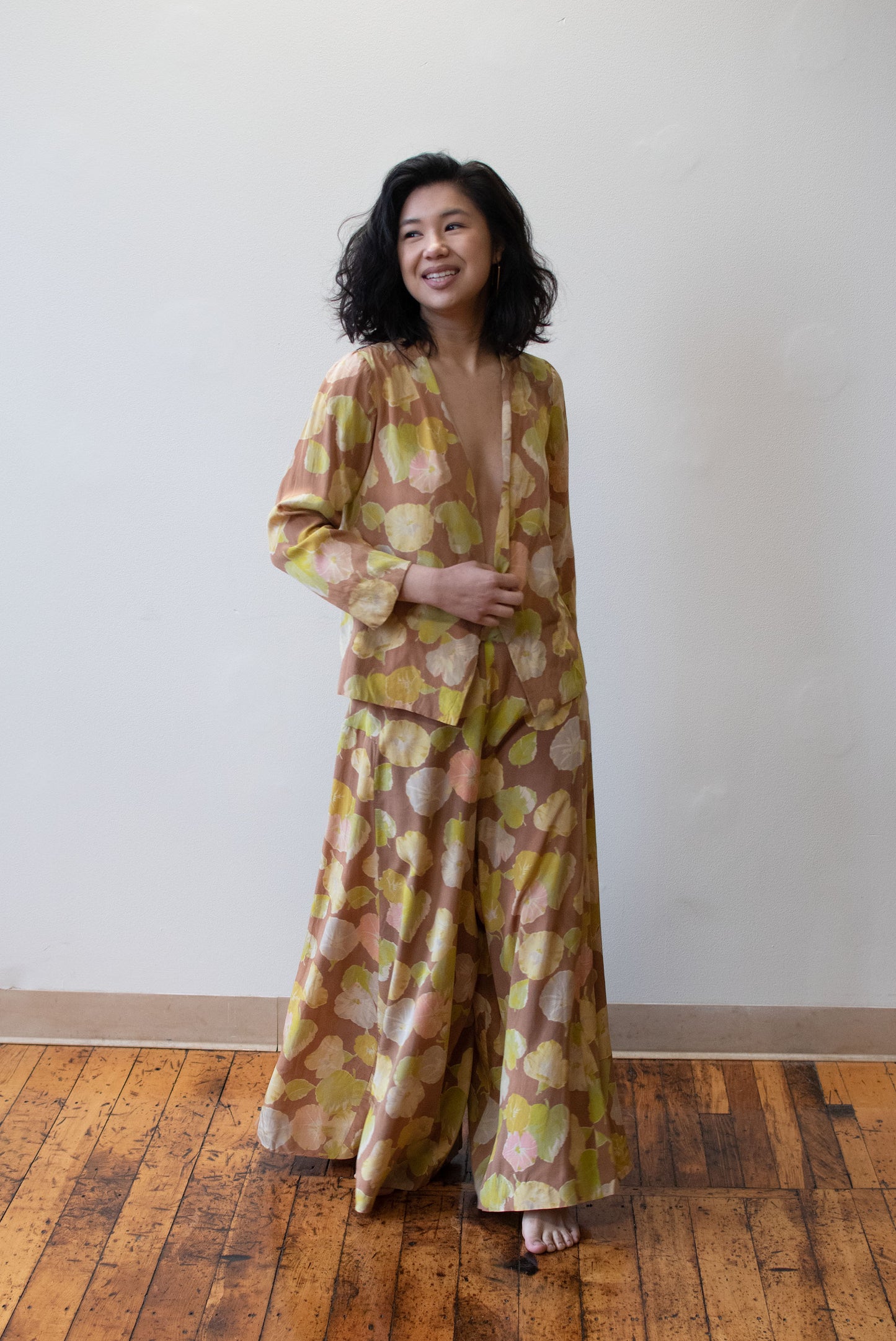 1930s Silk Beach Pajamas