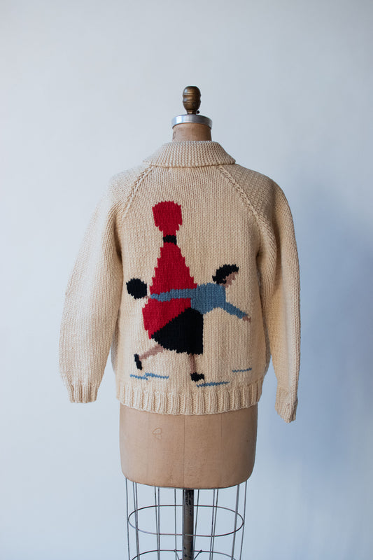 1950s Bowling Sweater