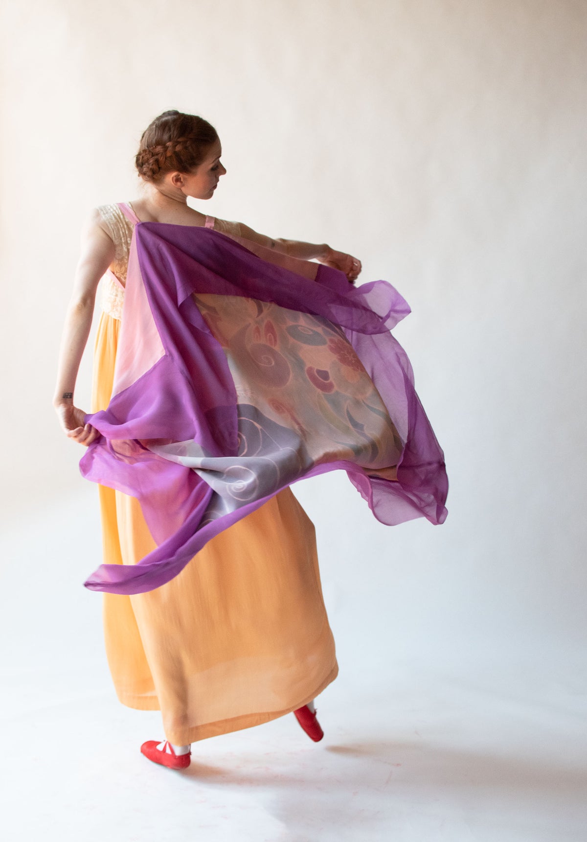 1920s Chiffon Cape