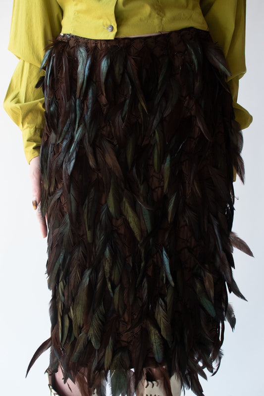 Feather Skirt | Carolina Herrera