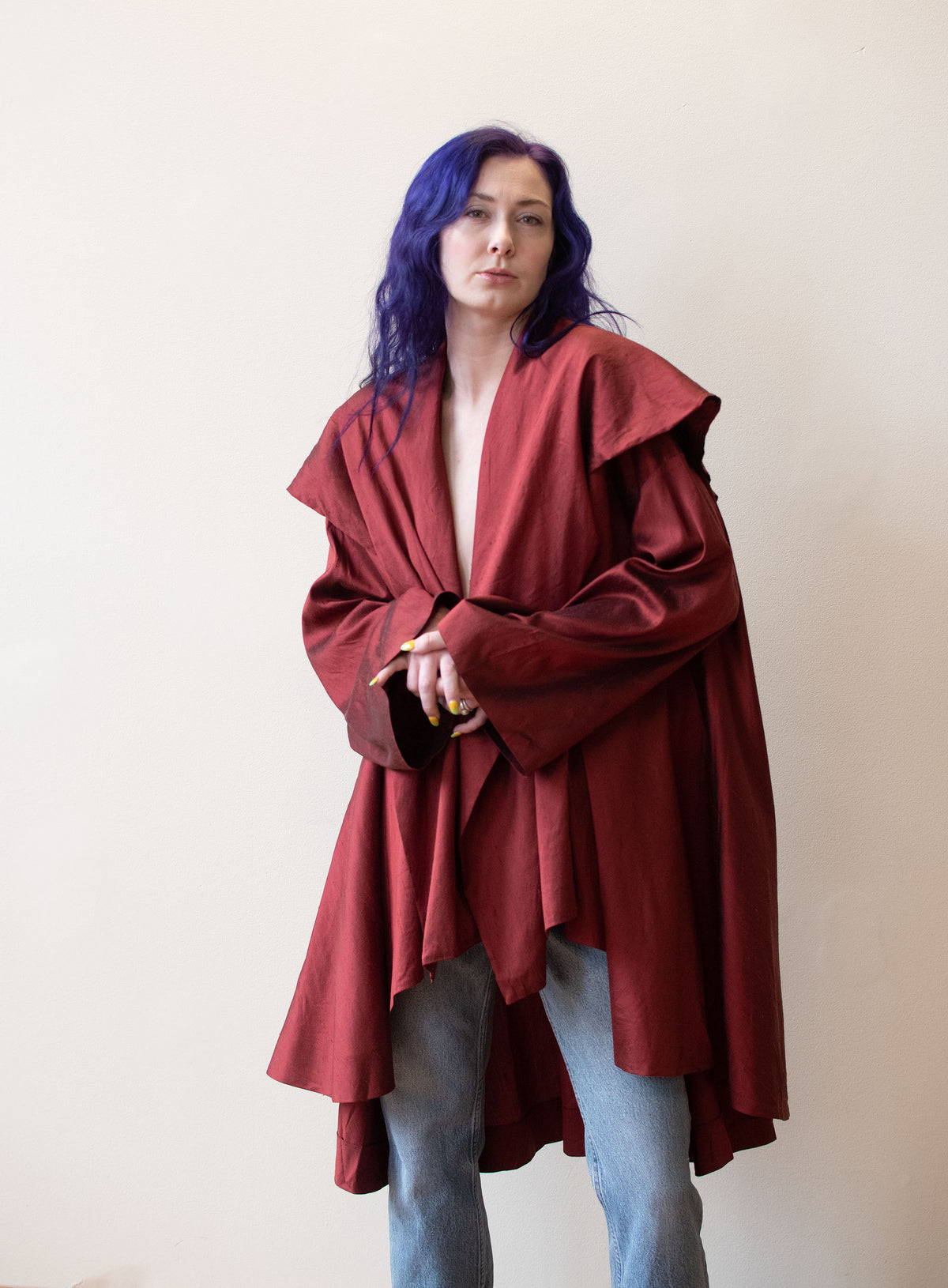 Romeo Gigli Silk Evening Coat | A Virtual Affair