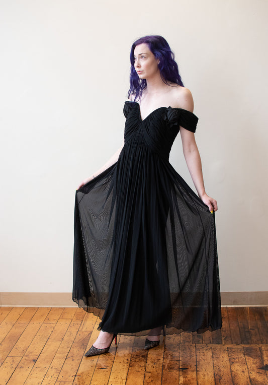 Vickey Teil Black Mesh Dress | A Virtual Affair