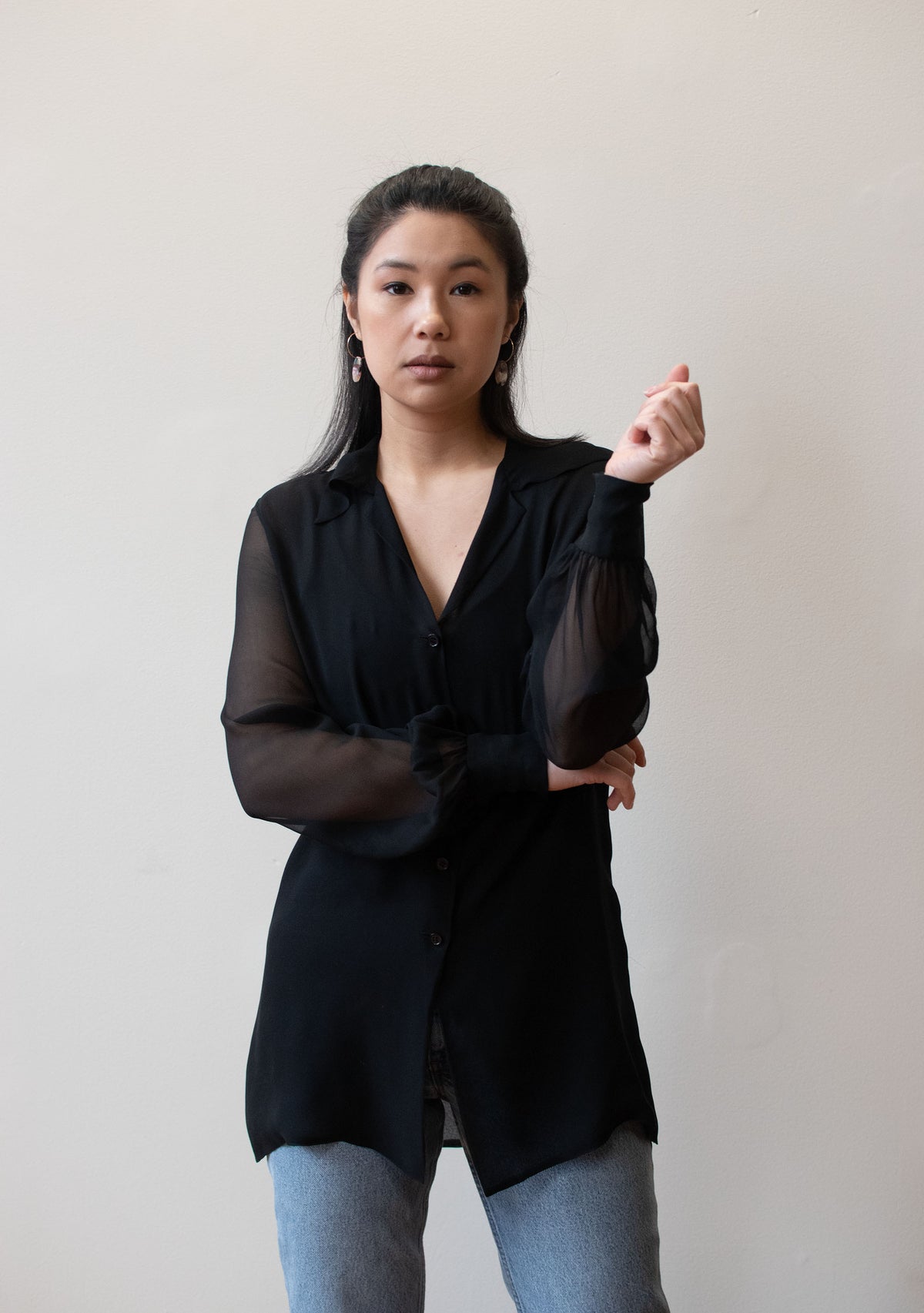 Chiffon Blouse | Halston
