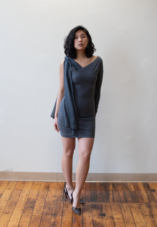 1990s Gray Dress | Comlice by Dolce & Gabbana