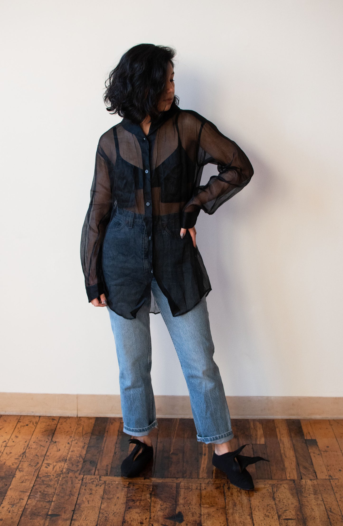 1990s Organdy Shirt | Romeo Gigli