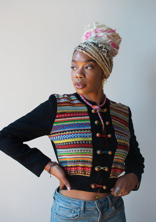 1940s Fair Isle Jacket