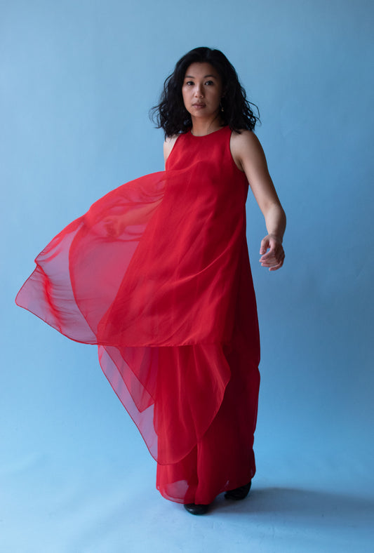 1970s Chiffon Pants Set | Albert Capraro