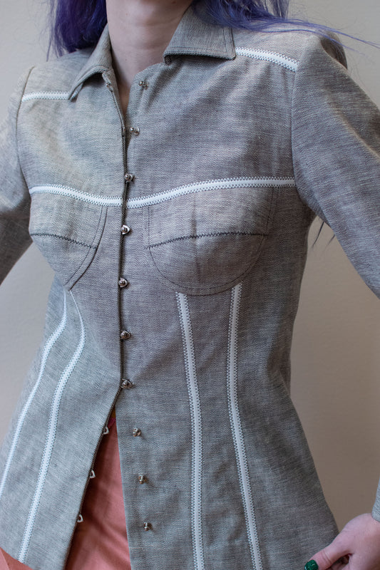 Gray Blazer | Christian Dior