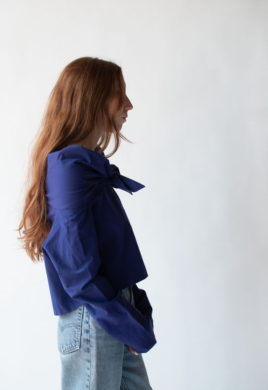 Off-the-shoulder shirt | G Gigli